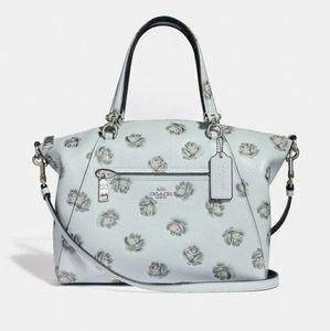 Coach Prairie Satchel Rose Print